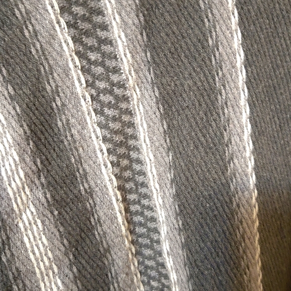 Eddie Bauer Cotton/Wool Blend Fringe Poncho Sweater (M/L) - Picture 4 of 6